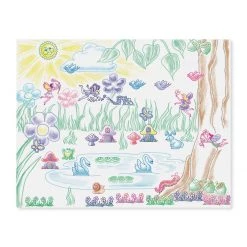 Melissa & Doug Stamp-a-Scene Fairy Garden -Toys Elegant shop 002424 5