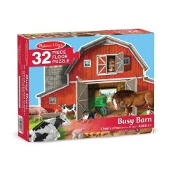 Melissa & Doug Busy Barn Yard Shaped Floor Puzzle - 32 Pieces 9 Melissa & Doug Busy Barn Yard Shaped Floor Puzzle - 32 Pieces -Toys Elegant shop 002923 5