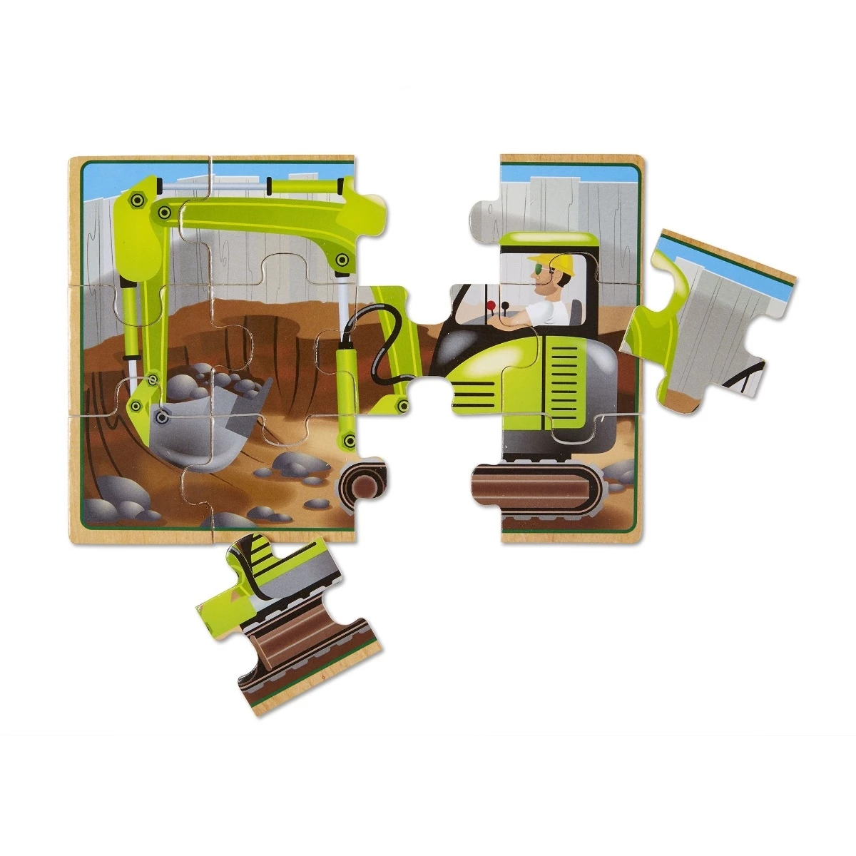 Melissa & Doug Construction Jigsaw Puzzles in a Box 5 Melissa & Doug Construction Jigsaw Puzzles in a Box - Image 5