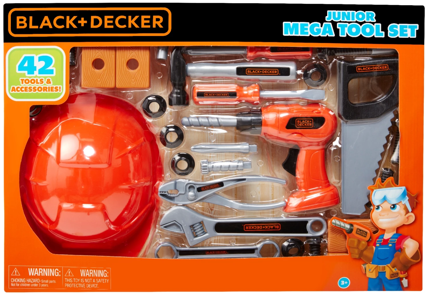 Black + Decker Mega Tool Set Toys 2 Black + Decker Mega Tool Set Toys - Image 2
