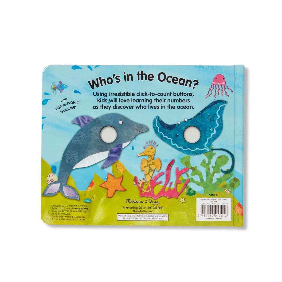 Melissa & Doug Poke-A-Dot: Who's in the Ocean 5 Melissa & Doug Poke-A-Dot: Who's in the Ocean - Image 5