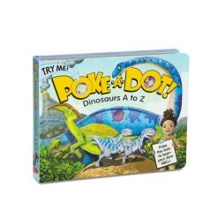 Melissa & Doug Poke-a-Dot - Dinosaurs A to Z Board Book