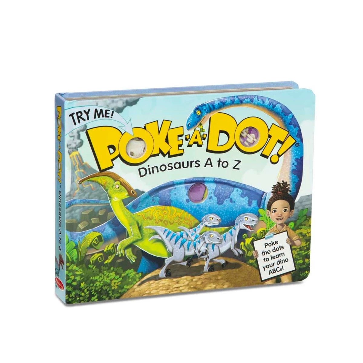 Melissa & Doug Poke-a-Dot - Dinosaurs A to Z Board Book 1 Melissa & Doug Poke-a-Dot - Dinosaurs A to Z Board Book