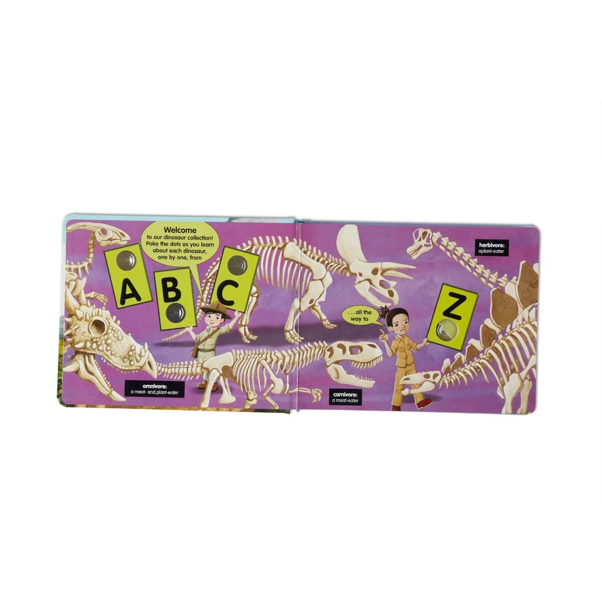 Melissa & Doug Poke-a-Dot - Dinosaurs A to Z Board Book 8 Melissa & Doug Poke-a-Dot - Dinosaurs A to Z Board Book - Image 8