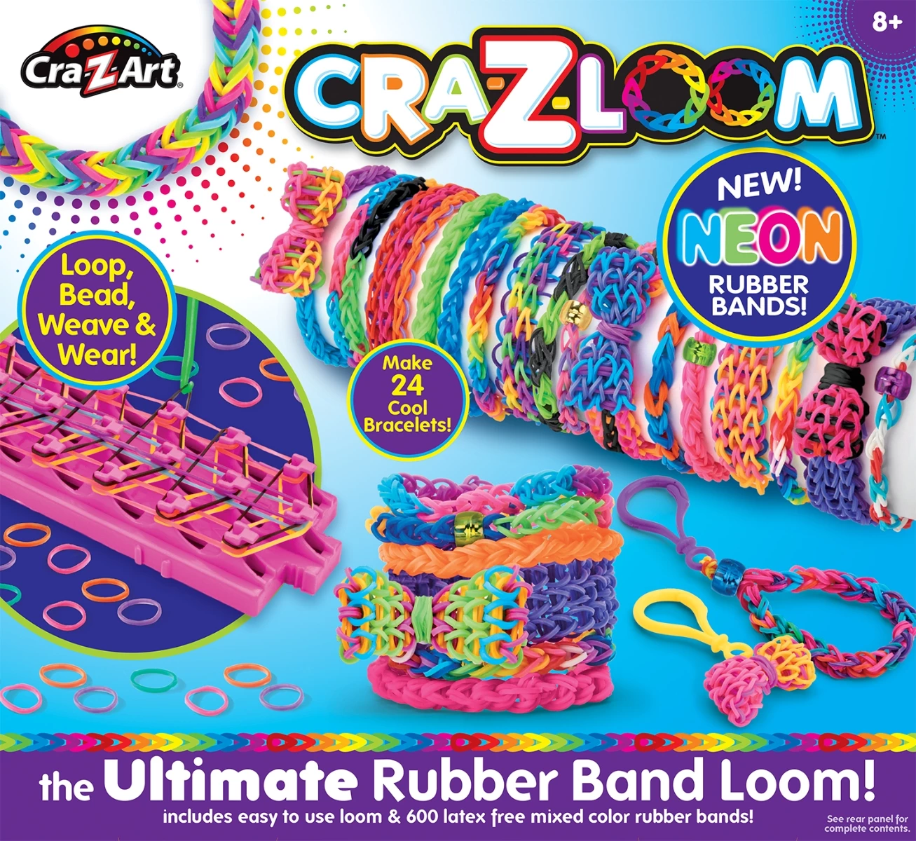 Cra-Z-Art Cra-Z-Loom Ultimate Rubber Band Loom 1 Cra-Z-Art Cra-Z-Loom Ultimate Rubber Band Loom