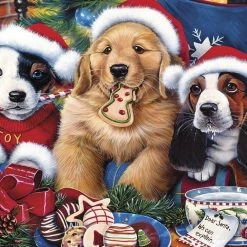 MasterPieces® Holiday Glitter 500-Piece Puzzle - Assorted Styles -Toys Elegant shop 31709 puz