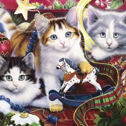 MasterPieces® Holiday Glitter 500-Piece Puzzle - Assorted Styles -Toys Elegant shop 31739 puz