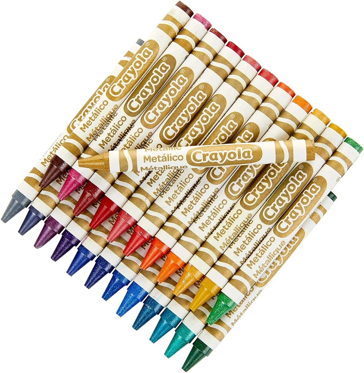 Crayola Metallic Crayons – 24 Count 3 Crayola Metallic Crayons – 24 Count - Image 3