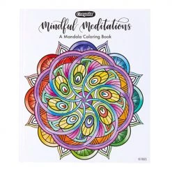 Crayola Mindful Meditations Mandala Adult Coloring Book