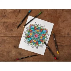 Crayola Mindful Meditations Mandala Adult Coloring Book -Toys Elegant shop 51000139 4