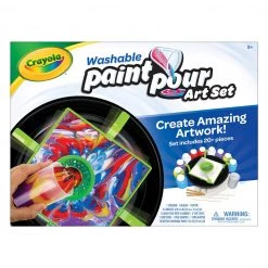 Crayola 04-1041 Washable Paint Pour Art Set