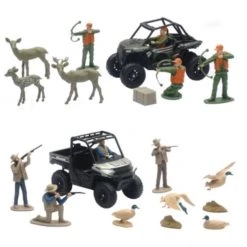 New Ray Toys Polaris Wildlife Hunter Set with RZR/Ranger Assorted