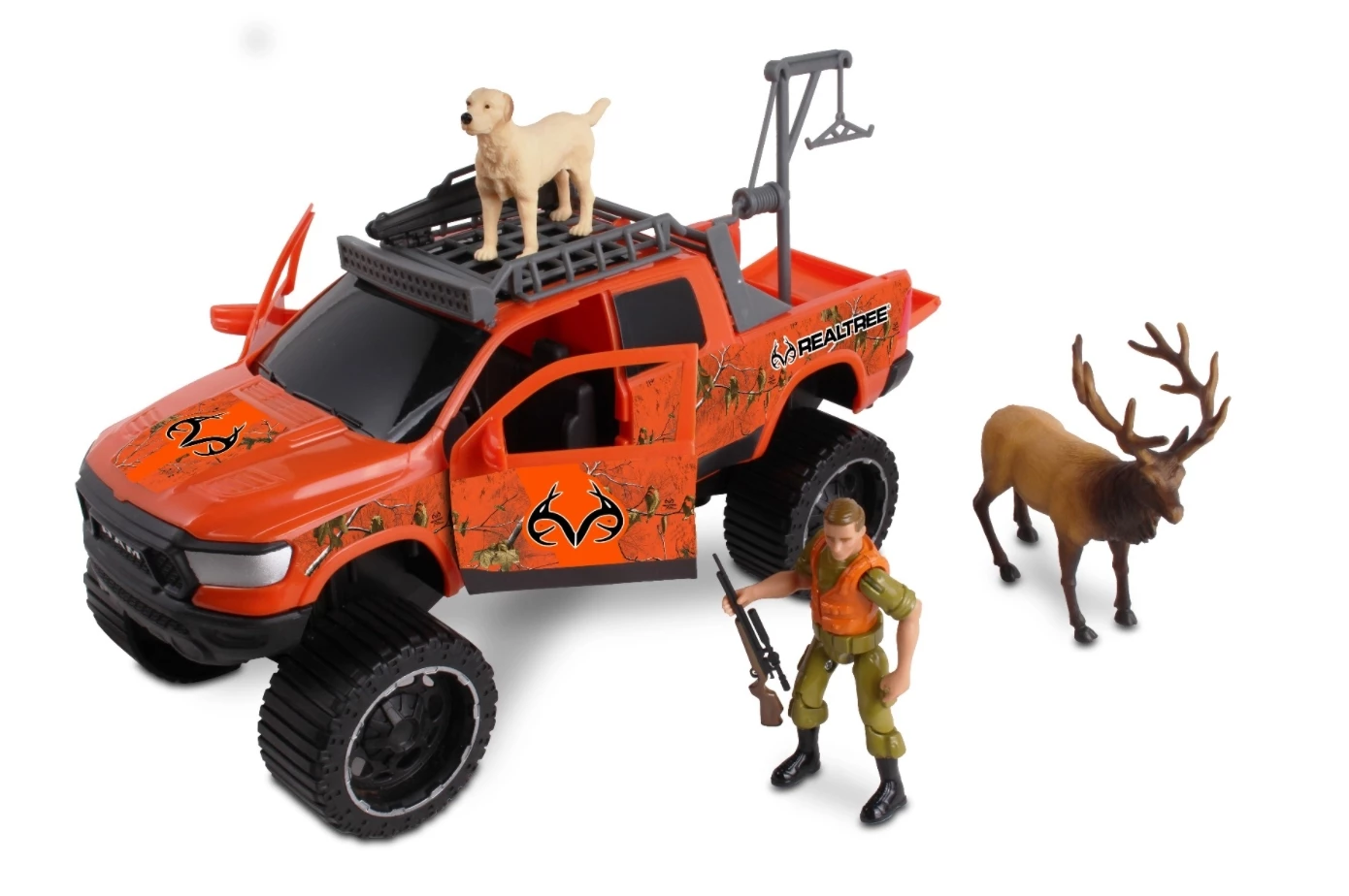 NKOK Real Tree 8pc Free-Wheel Playset 1:18 2 NKOK Real Tree 8pc Free-Wheel Playset 1:18 - Image 2