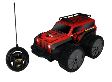 NKOK Jeep Wrangler 1/16th Scale RC Aqua Terrain 1 NKOK Jeep Wrangler 1/16th Scale RC Aqua Terrain