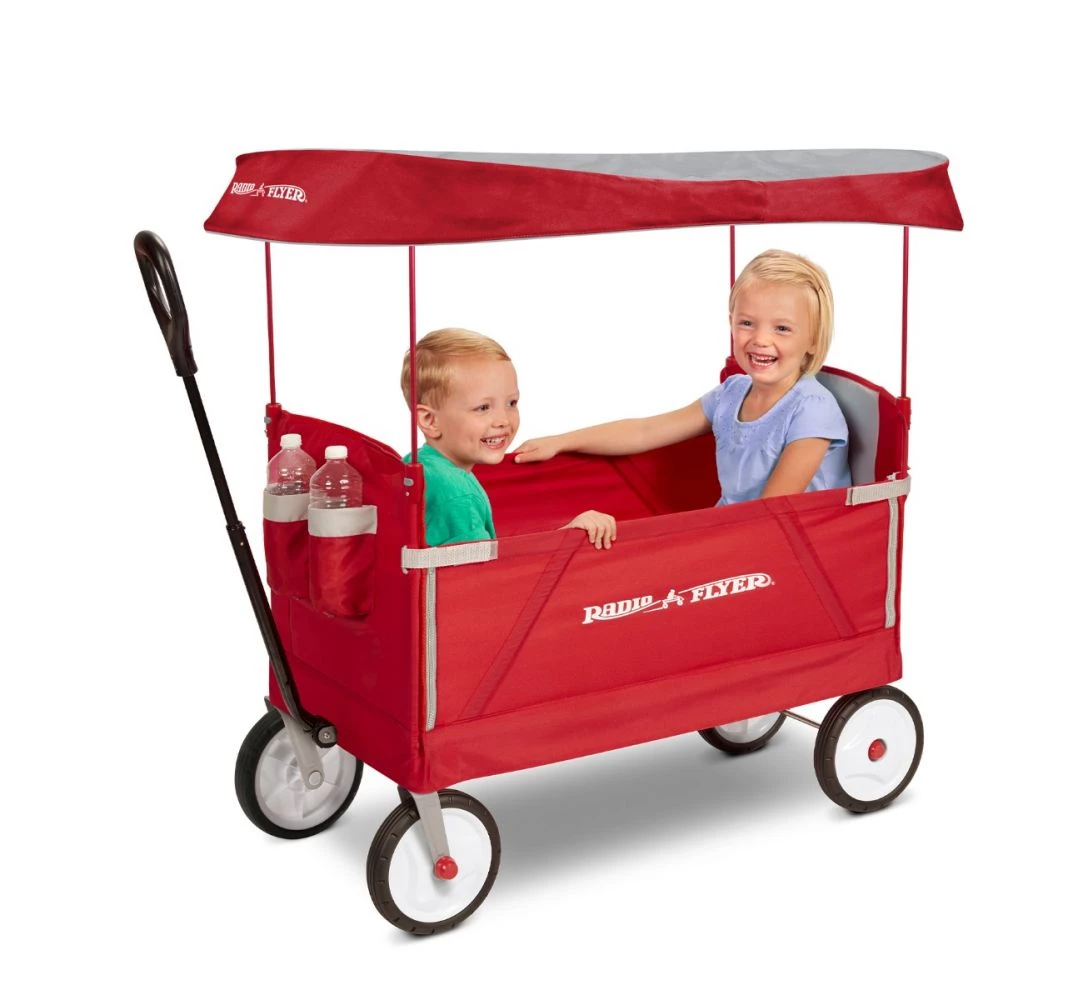 Radio Flyer 3-In-1 EZ Fold Wagon® With Canopy 2 Radio Flyer 3-In-1 EZ Fold Wagon® With Canopy - Image 2