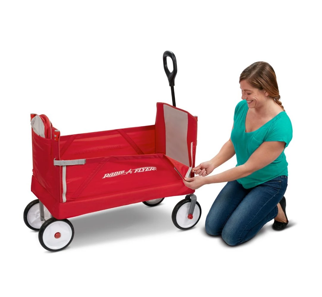 Radio Flyer 3-In-1 EZ Fold Wagon® With Canopy 5 Radio Flyer 3-In-1 EZ Fold Wagon® With Canopy - Image 5