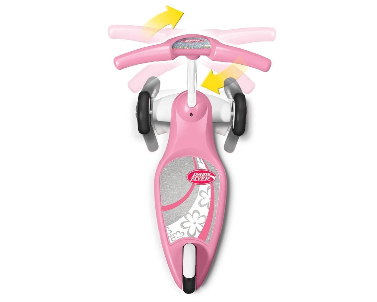 Radio Flyer Grow with Me My 1st Scooter - Pink 4 Radio Flyer Grow with Me My 1st Scooter - Pink - Image 4