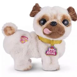 ZURU Pets Alive Shaking Pug Interactive Dog