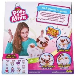 ZURU Pets Alive Shaking Pug Interactive Dog -Toys Elegant shop 55930082 2