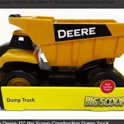 John Deere 15" Big Scoop Construction Dump Truck -Toys Elegant shop 56110335 3