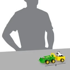 Tomy 47209 John Deere Build-a-Buddy - Bonnie Scoop Tractor with Wagon, Cow and Screwdriver -Toys Elegant shop 56110342 7 1