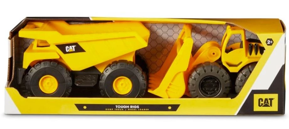 CAT Tough Rigs 2-Pack Dump Truck & Wheel Loader 2 CAT Tough Rigs 2-Pack Dump Truck & Wheel Loader - Image 2