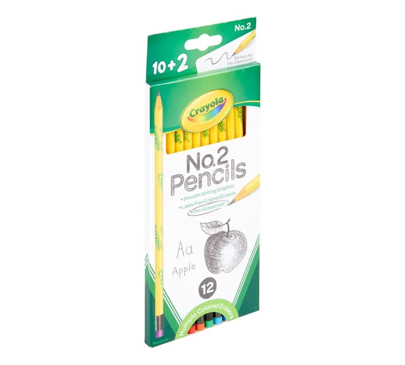 Crayola No. 2 Pencils, 12 Count 2 Crayola No. 2 Pencils, 12 Count - Image 2