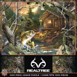 RealTree® 1,000-Piece Puzzle - Assorted Styles -Toys Elegant shop 71752 box