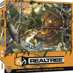 RealTree® 1,000-Piece Puzzle - Assorted Styles -Toys Elegant shop 71752 box3d
