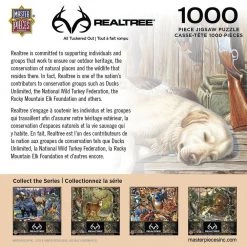RealTree® 1,000-Piece Puzzle - Assorted Styles -Toys Elegant shop 71941 boxback