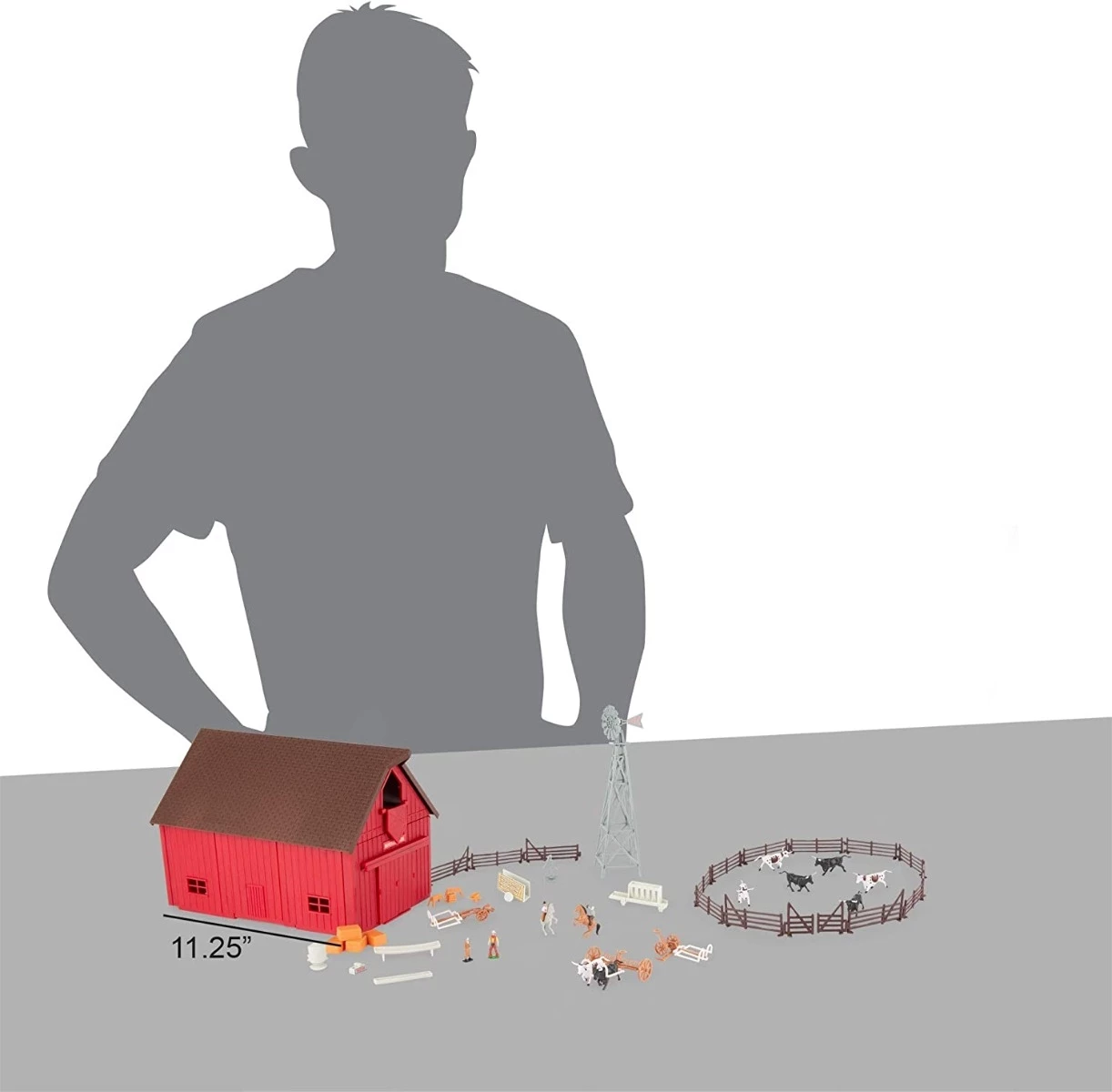 Tomy 1:64 Scale ERTL Farm Country Western Barn Playset 5 Tomy 1:64 Scale ERTL Farm Country Western Barn Playset - Image 5