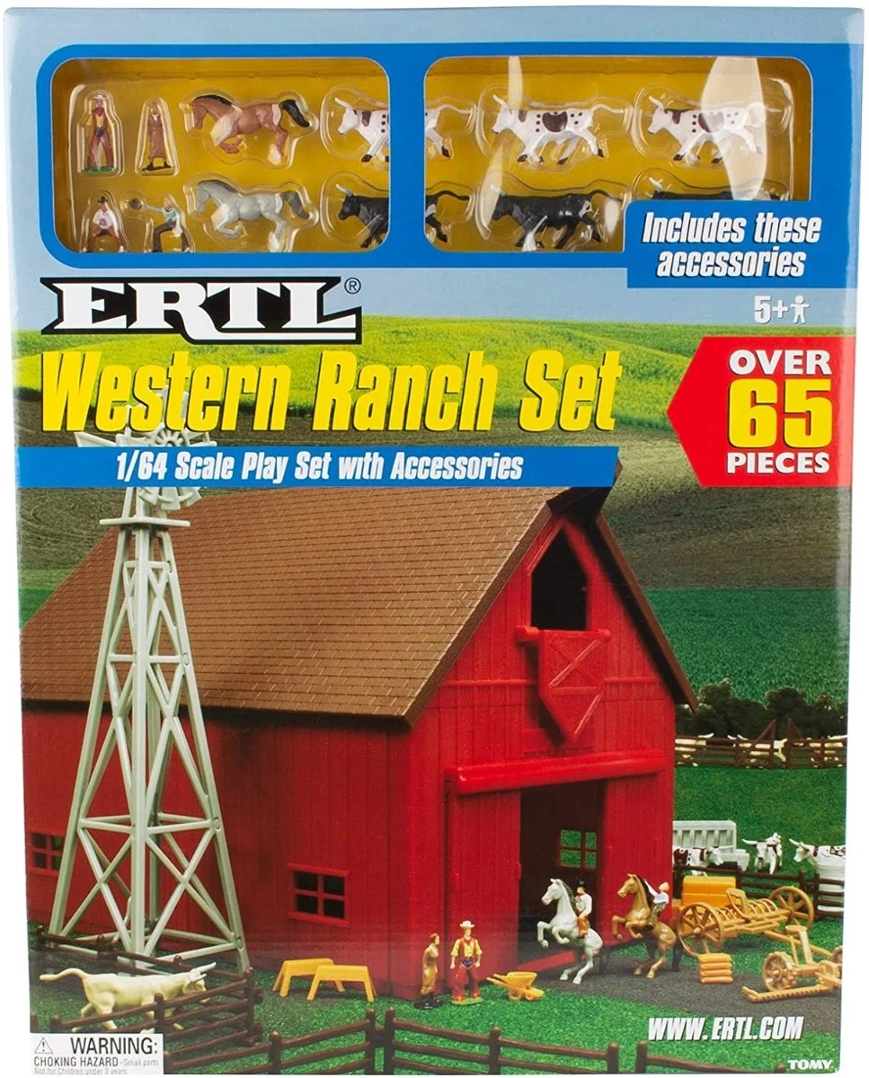 Tomy 1:64 Scale ERTL Farm Country Western Barn Playset 6 Tomy 1:64 Scale ERTL Farm Country Western Barn Playset - Image 6
