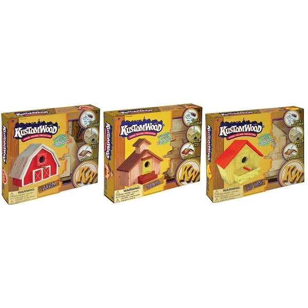 Kustom Wood Bird House Assortment 2 Kustom Wood Bird House Assortment - Image 2