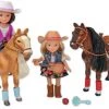 Cowgirl Cool Country Cowgirl and Horse Assortment