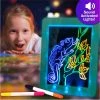 Flipo Disco Scribble - Light-up Sound Activated Drawing Board-Blue