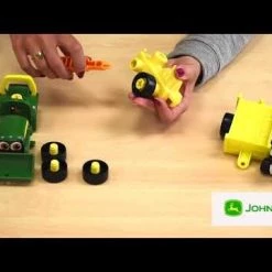 Tomy 47209 John Deere Build-a-Buddy - Bonnie Scoop Tractor with Wagon, Cow and Screwdriver -Toys Elegant shop hqdefault 33 7
