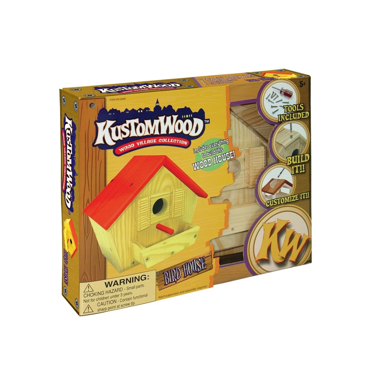 Kustom Wood Bird House Assortment 1 Kustom Wood Bird House Assortment