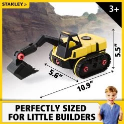 Stanley Junior Take A Part Excavator -Toys Elegant shop tt007 sy pic 2 dimensions 01 1